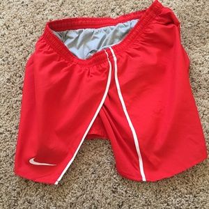 nike mens split running shorts